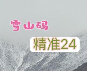 106期雪山精选24码-澳门国际